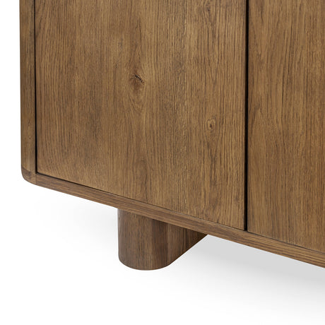 Tacoma 4 Door Buffet - Tawny Brown by Classic Home at Eve Furniture