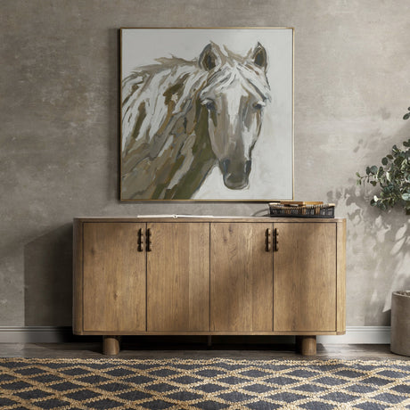 Tacoma Tawny Brown 4 Door Buffet by Classic Home at Eve Furniture