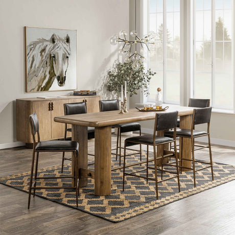 Tacoma Counter Table - Tawny Brown by Classic Home at Eve Furniture