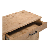 Tade Honey Pine 2 Drawer Sideboard by MOES at Eve Furniture
