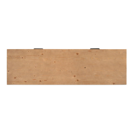 Tade Honey Pine 2 Drawer Sideboard by MOES at Eve Furniture