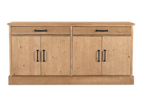 Tade Honey Pine 2 Drawer Sideboard by MOES at Eve Furniture