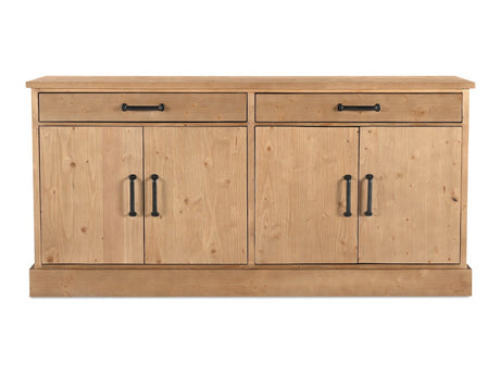 Tade Honey Pine 2 Drawer Sideboard by MOES at Eve Furniture