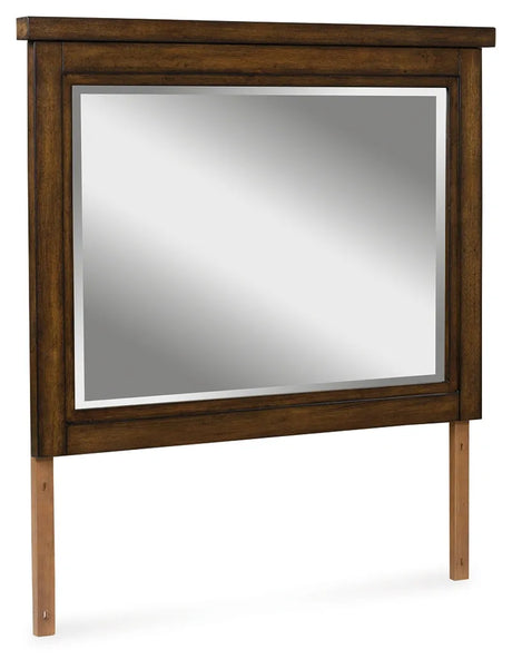 Taffenbrook Medium Brown Bedroom Mirror by Ashley at Eve Furniture