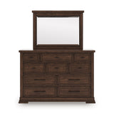 Taffenbrook Medium Brown Bedroom Mirror by Ashley at Eve Furniture