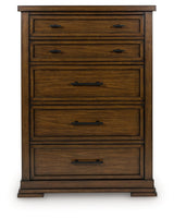 Taffenbrook Medium Brown Chest of Drawers by Ashley at Eve Furniture