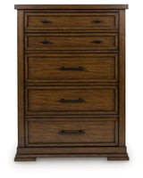 Taffenbrook Medium Brown Chest of Drawers by Ashley at Eve Furniture