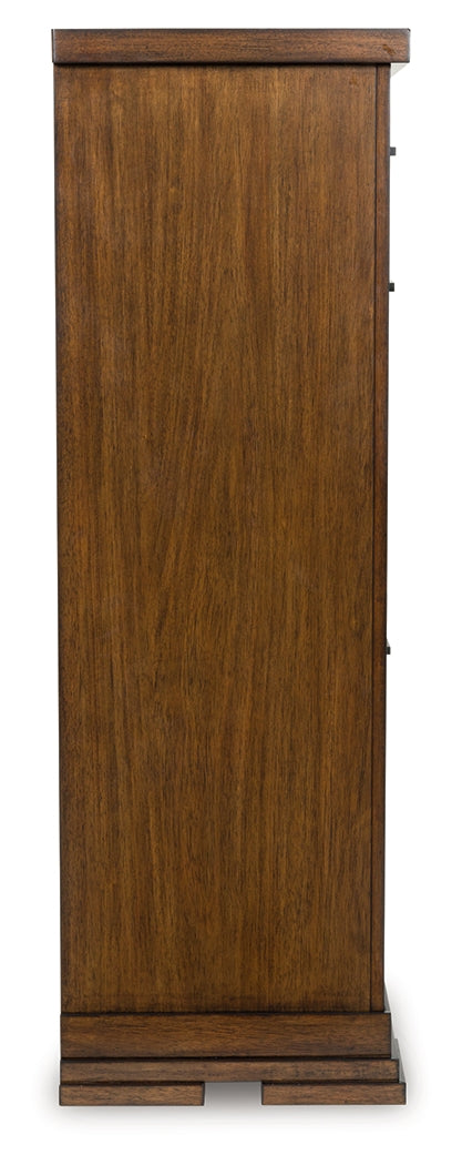 Taffenbrook Medium Brown Chest of Drawers by Ashley at Eve Furniture