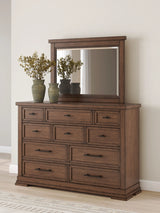 Taffenbrook Medium Brown Dresser by Ashley at Eve Furniture