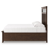 Taffenbrook Medium Brown King Storage Platform Bed by Ashley at Eve Furniture
