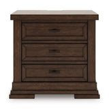 Taffenbrook Medium Brown Nightstand by Ashley at Eve Furniture