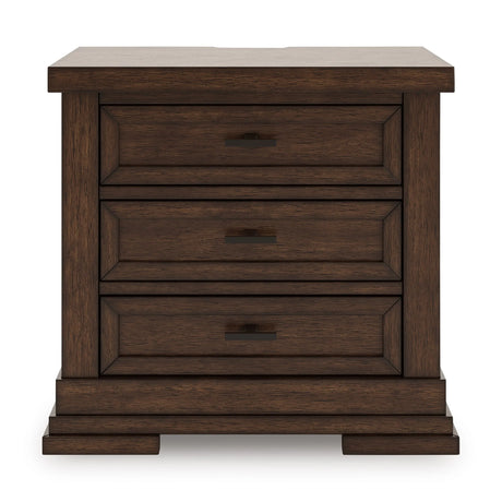 Taffenbrook Medium Brown Nightstand by Ashley at Eve Furniture