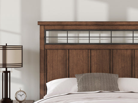 Taffenbrook Medium Brown Queen Storage Platform Bed by Ashley at Eve Furniture