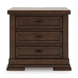 Taffenbrook Medium Brown Storage Platform Set by Ashley at Eve Furniture