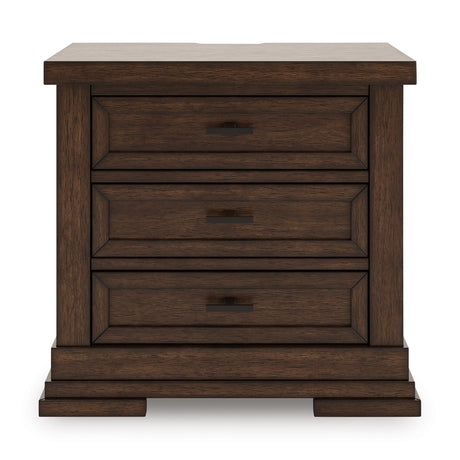 Taffenbrook Medium Brown Storage Platform Set by Ashley at Eve Furniture