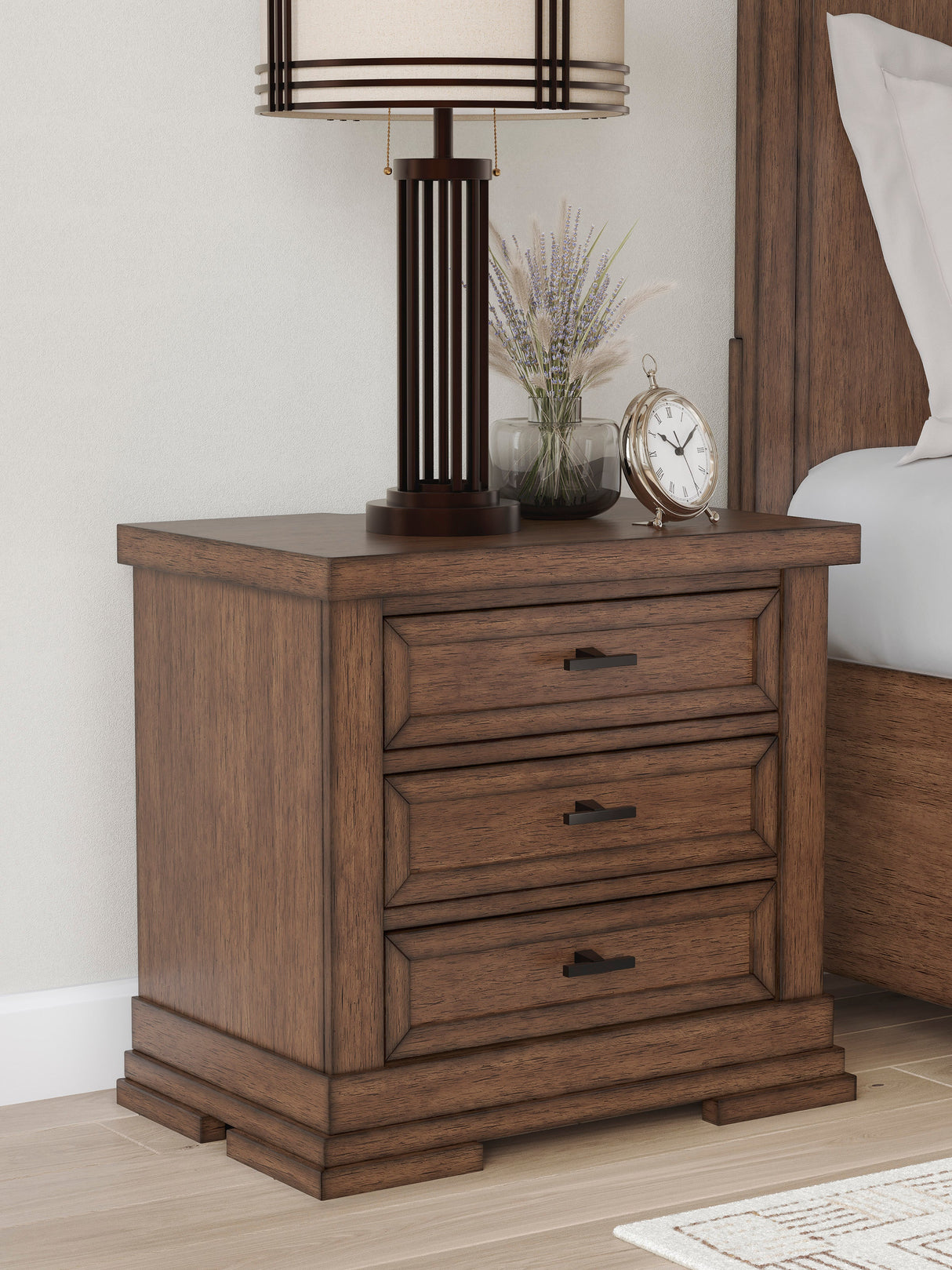 Taffenbrook Medium Brown Storage Platform Set by Ashley at Eve Furniture