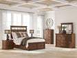 Taffenbrook Medium Brown Storage Platform Set by Ashley at Eve Furniture