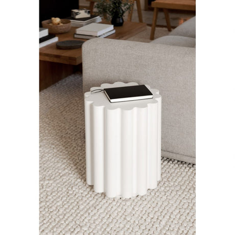 Taffy Accent Table White by Moe's Home at Eve Furniture