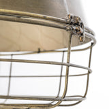 Tahla 14x 14.5 Gold Toned Metal Cage Pendant Light by Mercana at Eve Furniture
