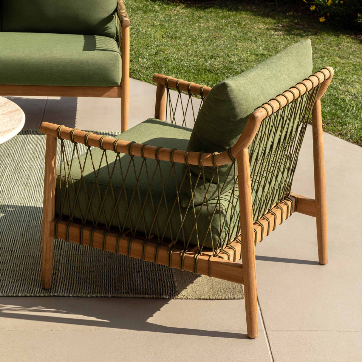Tahoe Outdoor Chair, Green by Dovetail at Eve Furniture
