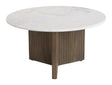 Tailo White & Brass Coffee Table by Zuomod at Eve Furniture