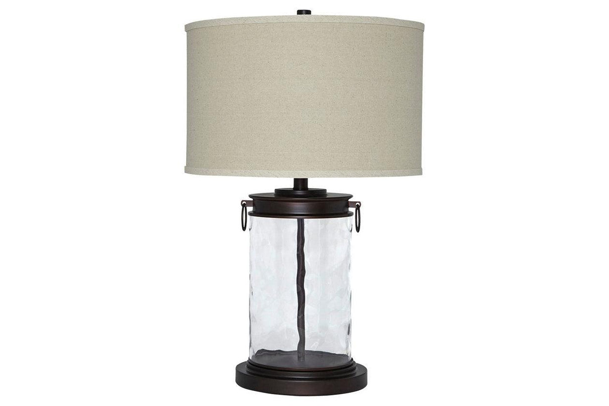 Tailynn Clear/Bronze Finish Table Lamp by Ashley at Eve Furniture