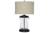 Tailynn Clear/Bronze Finish Table Lamp by Ashley at Eve Furniture