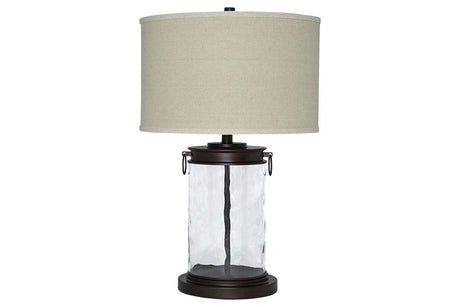 Tailynn Clear/Bronze Finish Table Lamp by Ashley at Eve Furniture