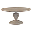 Taj 60" Round Dining Table in Heirloom White by Home Trends & Design at Eve Furniture