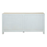 Taj 71" Dresser with Plinth Base in Carved Heirloom White by Home Trends & Design at Eve Furniture