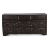 Taj 71" Dresser with Plinth Base in Vintage Brown by Home Trends & Design at Eve Furniture