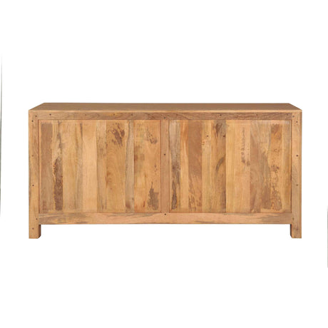 Taj 71" Dresser with Plinth Base in Whitewash by Home Trends & Design at Eve Furniture