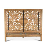 Taj Queen Bed in Hand Carved Whitewash by Home Trends & Design at Eve Furniture
