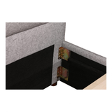 Takio Bed Light Grey by Moe's Home at Eve Furniture