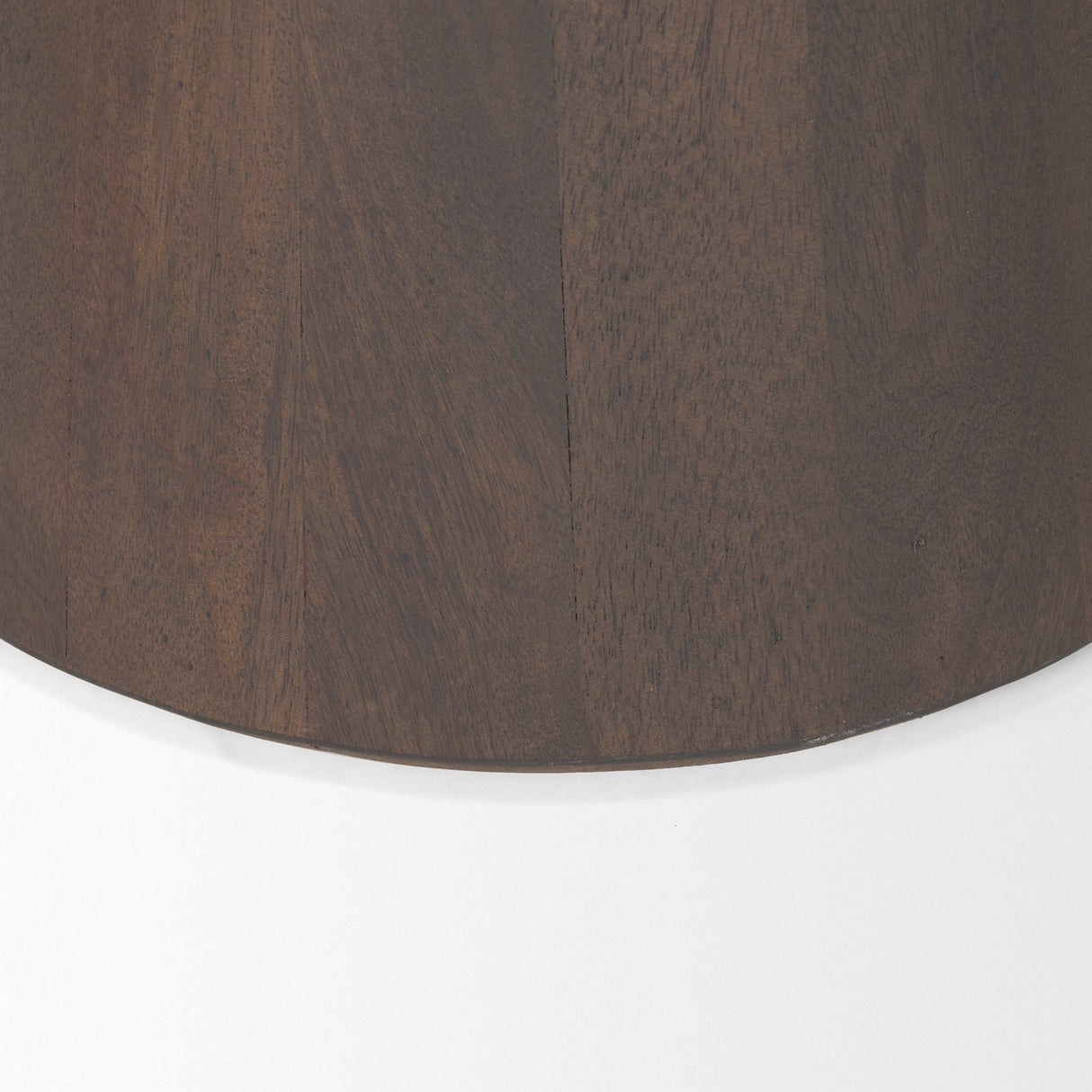 Takoda Dark Brown Wood Tapered Drum Accent Table by Mercana at Eve Furniture