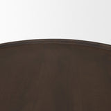 Takoda Dark Brown Wood Tapered Drum Nesting Coffee Tables by Mercana at Eve Furniture