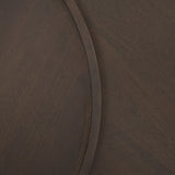 Takoda Dark Brown Wood Tapered Drum Nesting Coffee Tables by Mercana at Eve Furniture