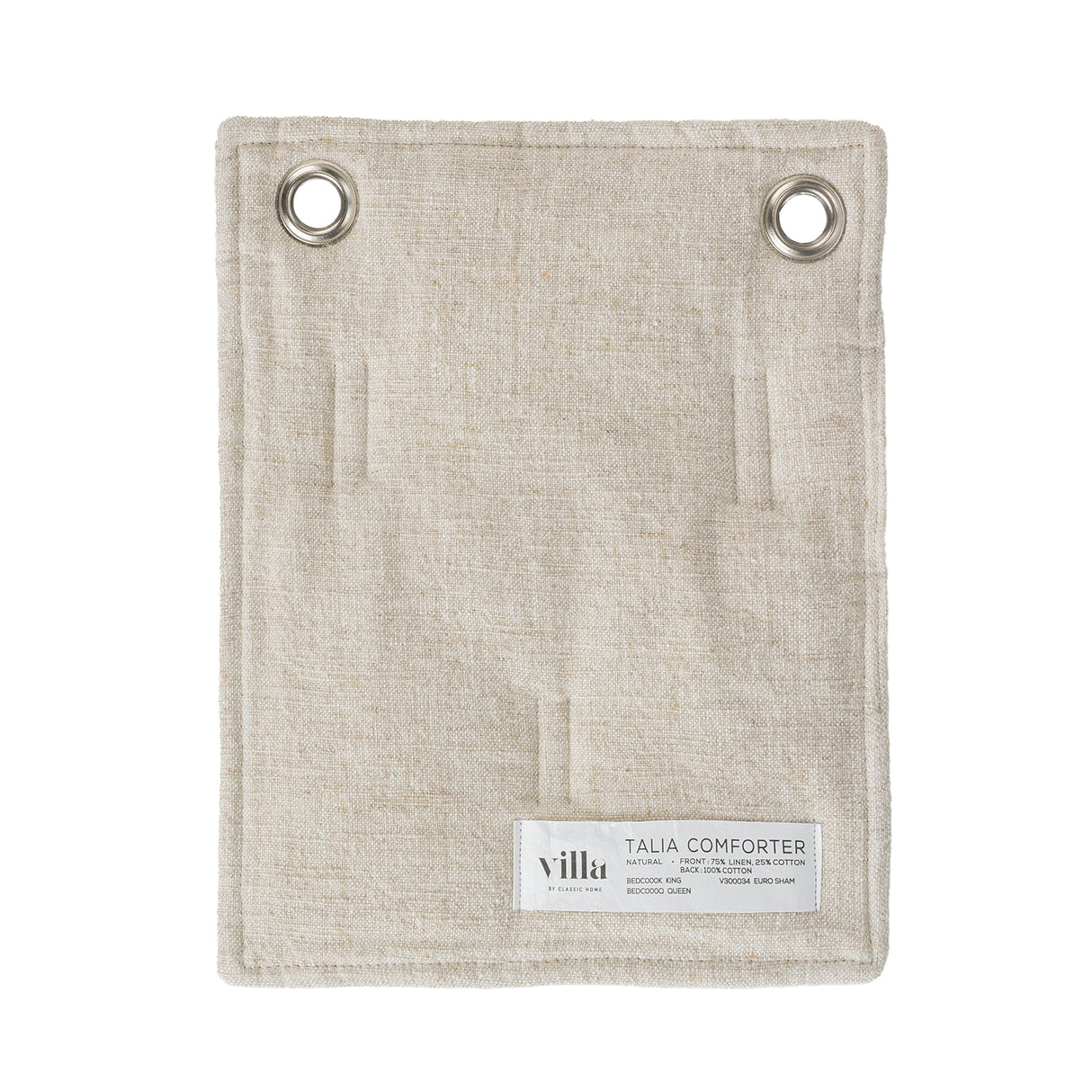 Talia Natural Comforter Collection by Classic Home at Eve Furniture