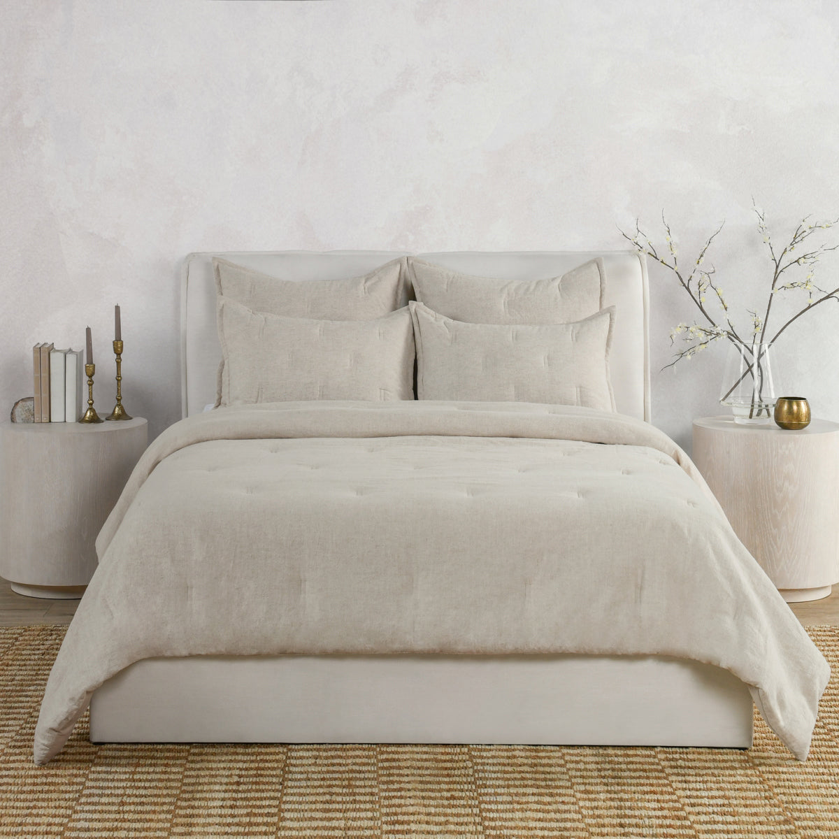 Talia Natural Comforter Collection by Classic Home at Eve Furniture
