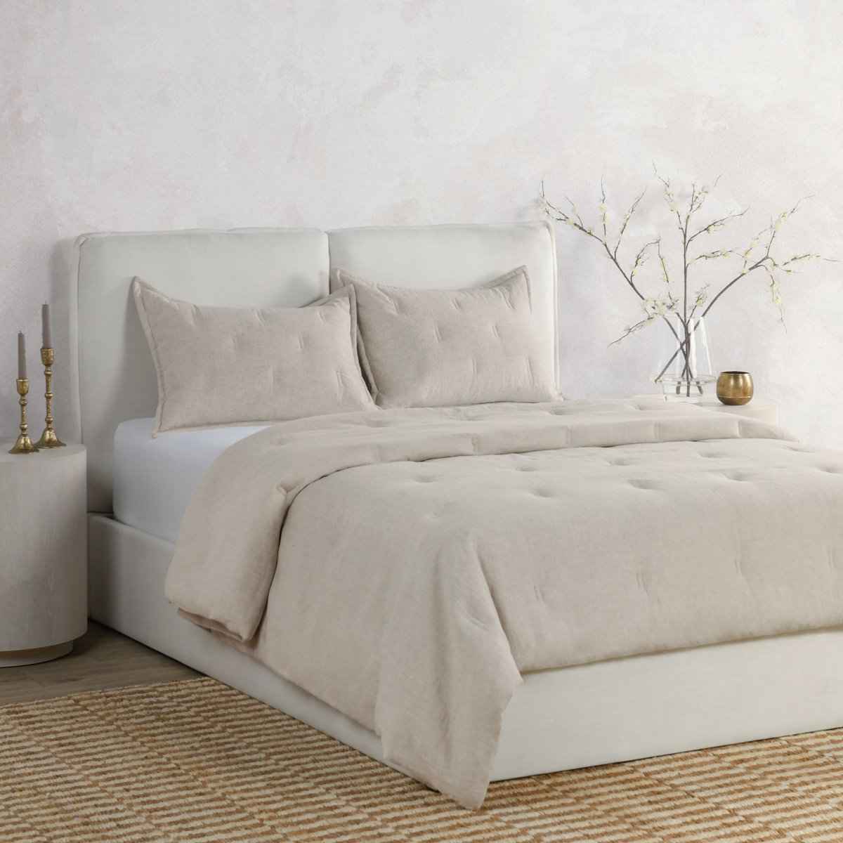 Talia Natural Comforter Collection by Classic Home at Eve Furniture