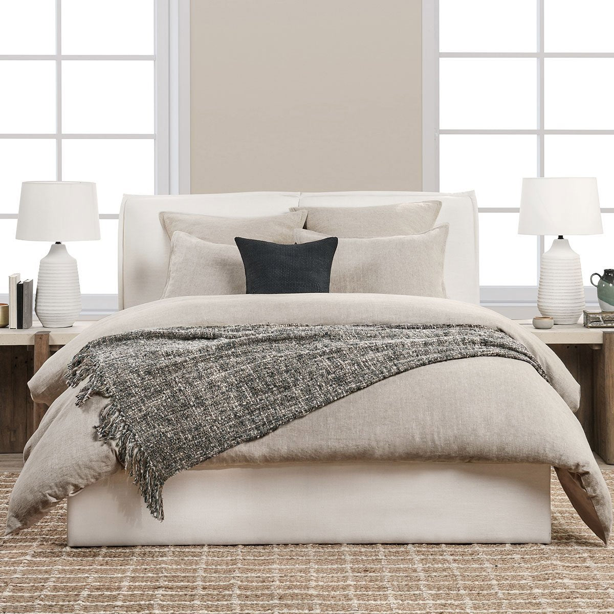 Talia Natural Duvet Collection by Classic Home at Eve Furniture