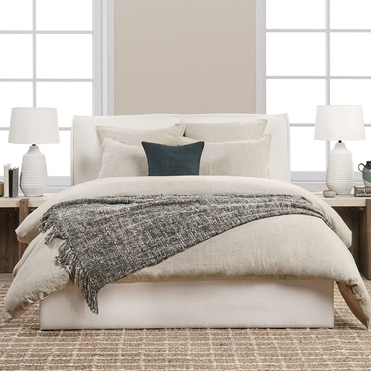 Talia Natural Duvet Collection by Classic Home at Eve Furniture