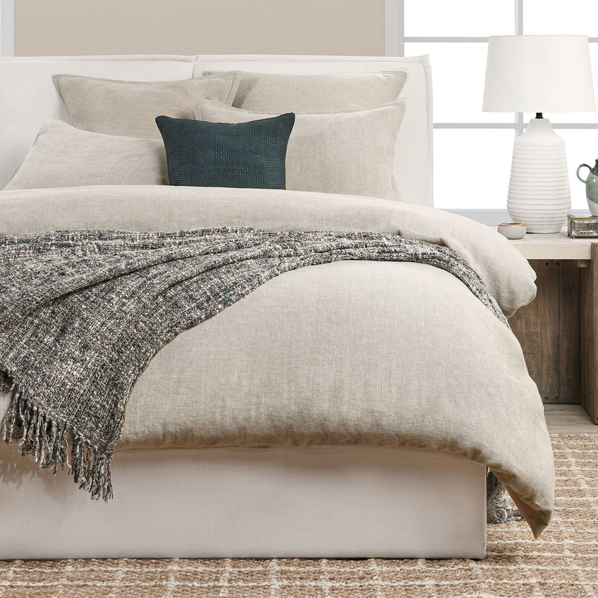 Talia Natural Duvet Collection by Classic Home at Eve Furniture