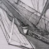 Tall Ship II by Mercana Studio a Hand Embellished Textured Framed Canvas by Mercana at Eve Furniture