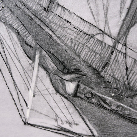 Tall Ship II by Mercana Studio a Hand Embellished Textured Framed Canvas by Mercana at Eve Furniture