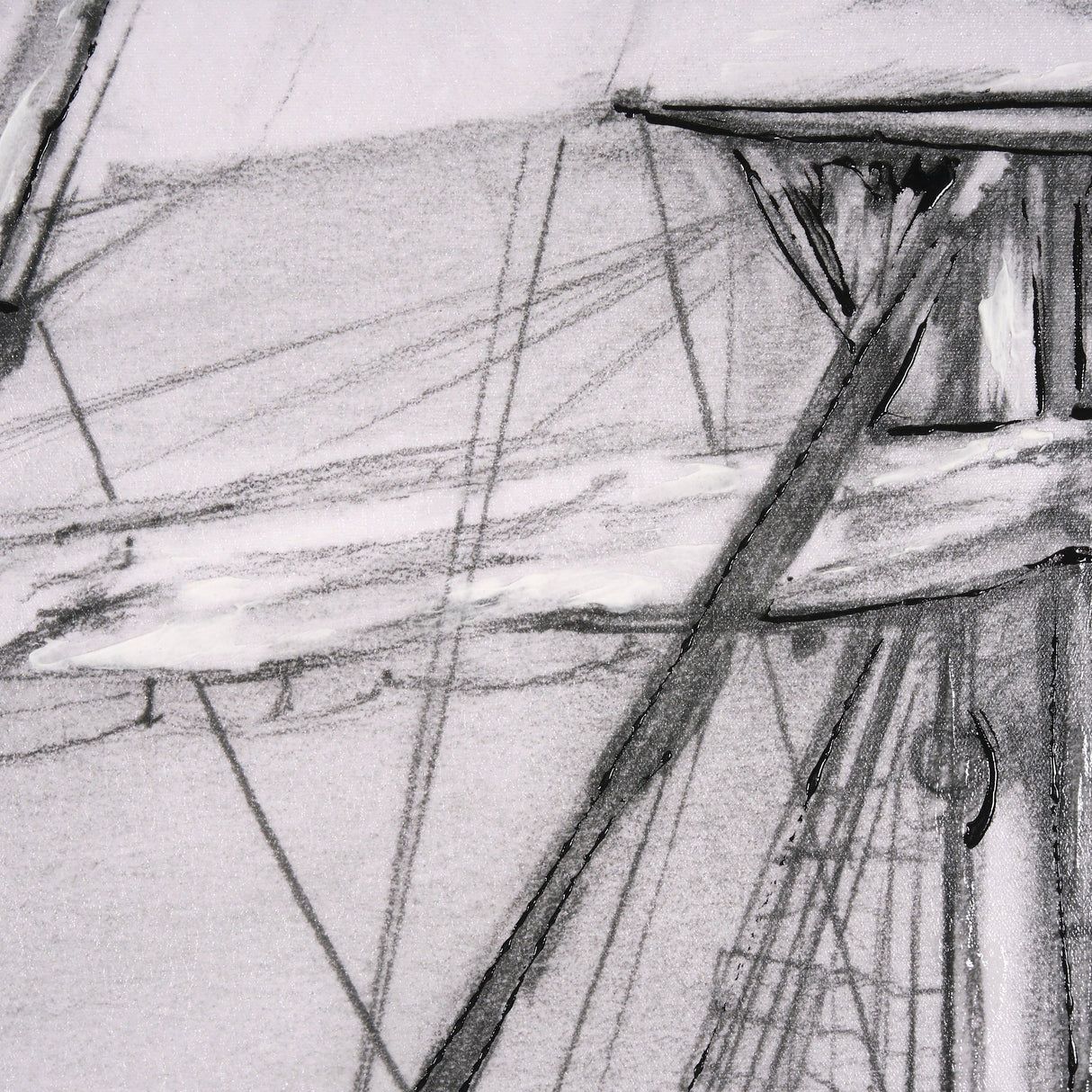 Tall Ship II by Mercana Studio a Hand Embellished Textured Framed Canvas by Mercana at Eve Furniture