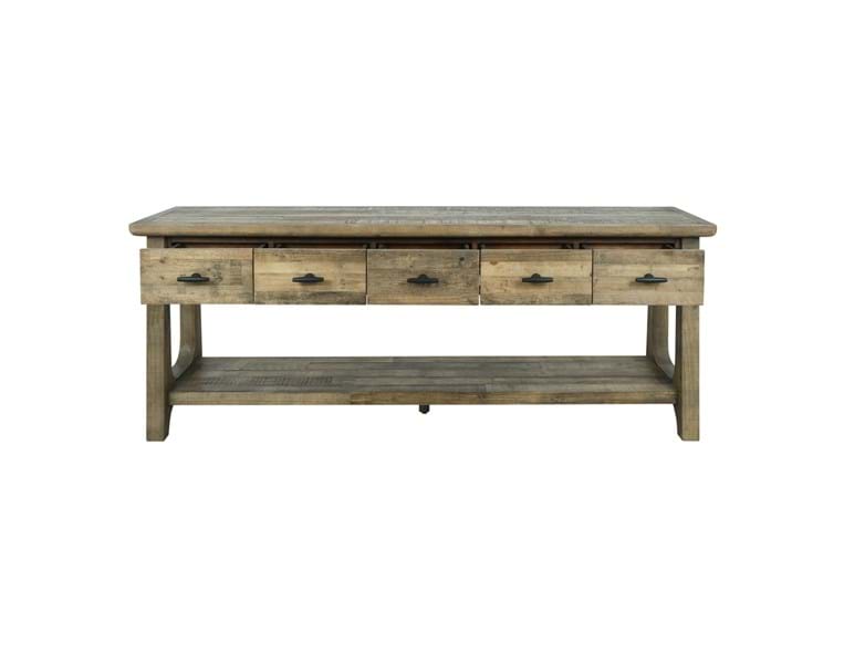 Talladega Brown Console Table by Classic Home at Eve Furniture