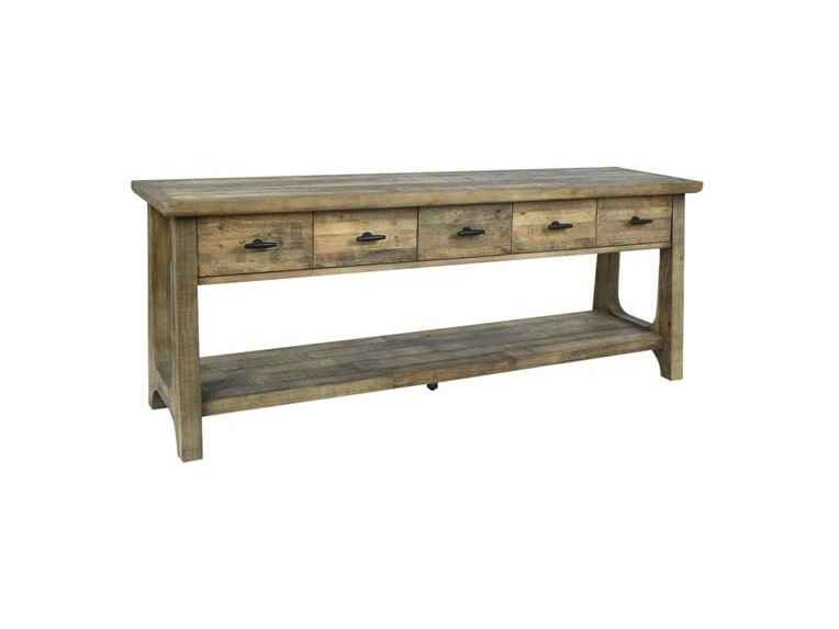 Talladega Brown Console Table by Classic Home at Eve Furniture