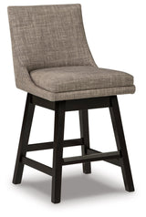 Tallenger Light Gray Counter Height Barstool, Set of 2 by Ashley at Eve Furniture