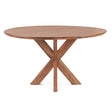 Tallinn 54" Round Dining Table in Weathered Acacia by Home Trends & Design at Eve Furniture